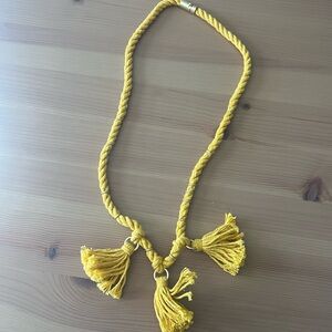 Madewell Yellow Rope Necklace